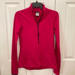 Womens Nike Dri Fit Running 1/2 Zip Long Sleeve Shirt
